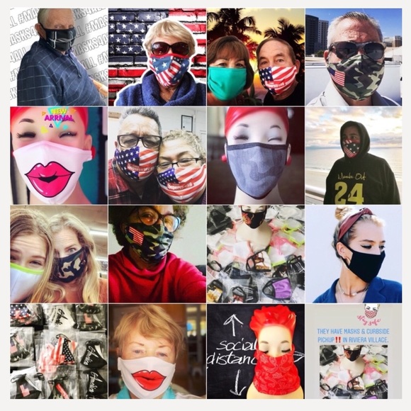 IN STOCK USA Cotton Base Leopard Fashion Face Mask - Picture 7 of 7